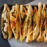 Carbo-loading: Fried rice-filled jaffles.