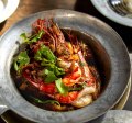 Go-to dish: Baked tiger prawns with vermicelli.