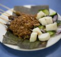 Island Dreams' chicken satay sticks are only served during Ramadan.