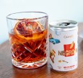 Negroni in a can at HP Bowlo in Hurlstone Park.