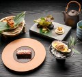 A selection of dishes from the kaiseki tasting menu at Komeyui.