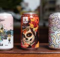 The winning cans in the GABS Craft Beer Can Art competition. 