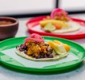 Lunchtime tacos are hidden in the alley behind Cala restaurant.