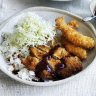 Neil Perry's pork and prawn donburi.