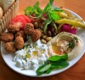 Falafel specialists: The falafel deal from Abbout Falafel House in Coburg.