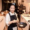 Chef Jung Eun Chae in her eponymous apartment restaurant.