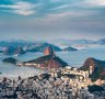 Christ the Redeemer overlooks Rio's famous coastline.