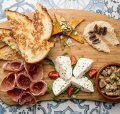 The antipasto plate at Salt Meats Cheese's Broadway branch.