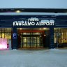 Kuusamo Airport has on security check point for domestic and international flights.