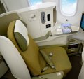 Business class on board Vietnam Airlines' 787 Dreamliner.