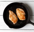 The more you cook with your cast-iron skillet, the more seasoned it becomes.