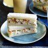 Neil Perry's white peach cocktails with lobster sandwiches.