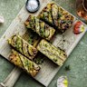 This updated zucchini slice is heavy on the bacon.