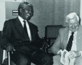 Pat Geraghty with Nelson Mandela