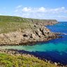 Porthgwarra Cove, one of the spectacular coves around the Cornish coast.