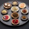 The degustation begins with a platter of indigenous ingredients.