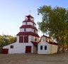 Tabhilk's iconic tower was used to store grapes and keep a watch out for bushfires.