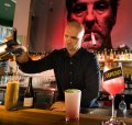 Rob Libecans mixes a drink at Melbourne's Fancy Free. 