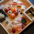 Deluxe sushi box served at Kisume Japanese restaurant in Melbourne.