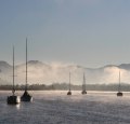 View over the Huon River.
