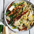 Rachel Khoo's Parisian-inspired pancetta, artichoke and green bean salad.