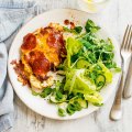A low-carb spin on pepperoni pizza.