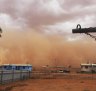 Huge dust storm hits Central West Queensland