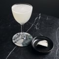 Go-to drink: Haymarket cocktail served with a sherbet-coated kaffir lime leaf.