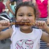 Zalie Guyes, 3, at the 2016 National Multicultural Festival.