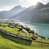 The Luzern-Interlaken Express takes just under two hours to travel 98 kilometres.