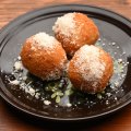 Leek and mahon cheese croquettes.
