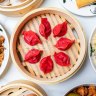 Din Tai Fung's red wagyu dumplings for Lunar New Year 2021.