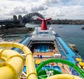 Carnival Splendor has several waterslides on board, including Green Lightning and Yellow Twister.