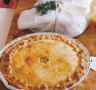 Proper country-style chicken pie.