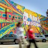 Thriving arts scene: Graffiti artist GONZO247's mural in downtown Houston.