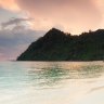 A deserted beach in the Mergui Islands.