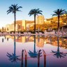 The swimming pool at the Monte-Carlo Beach Club. tra21-sixbestmonaco