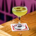 A colourful mezcal cocktail at Cantina OK!