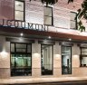 The Hougoumont Hotel, Fremantle stands behind the renovated facade of the former Duke of York Hotel.