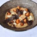 Go-to dish: Risotto with  Tasmanian black truffle.