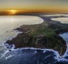 Sunset over Phillip Island.