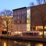 Anne Frank House and Museum on the Prinsengracht Canal in Amsterdam.