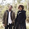 Rene Redzepi and Jill Dupleix in the Australian bush in 2015 as he researched for Noma's Australian pop-up.