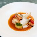 Go-to dish: a reimagined bouillabaisse.