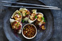 Silky, mouth-watering, delectable, clean-tasting wontons.