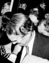Malcolm Fraser cries after losing the 1983 election.