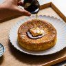Super-fluffy Japanese-style hotcakes.
