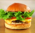 Betty's classic burger.
