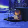 The Northern Lights season in Lapland spans from mid-August until early April, but the night we are booked to stay in an igloo is preceded by days of extreme snow fall and grey skies.