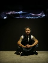 Artist Greg Semu imitates the body of Christ in his new work.